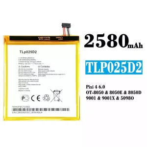 Batería TLP025D2 para Alcatel Pixi 4 6.0
