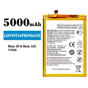 Batería Li3949T44P8h906450 para ZTE Blade 20/Blade A52