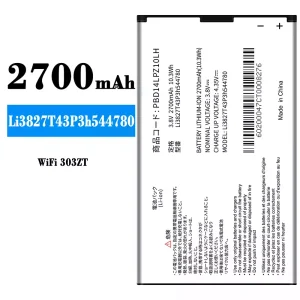 Batería Li3827T43P3h544780 para ZTE WiFi 303ZT