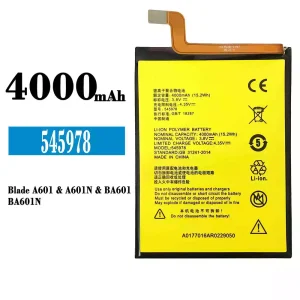 Batería 545978 para ZTE Blade A601/A601N/BA601/BA601N