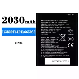 Batería Li3820T44P4h665055 para ZTE MF935