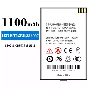 Batería Li3710T42P3h553657 para ZTE S302/CBS718/S718