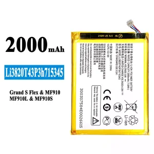 Batería Li3820T43P3h715345 para ZTE Grand S Flex/MF910/MF910L/MF910S