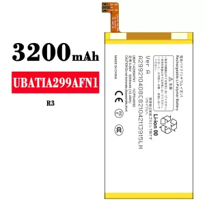 Batería UBATIA299AFN1 para Sharp R3