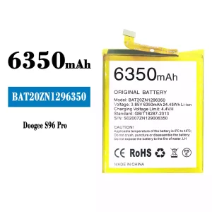 Batería BAT20ZN1296350 para Doogee S96 Pro
