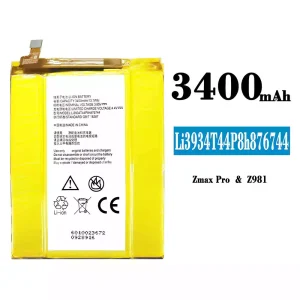 Batería Li3934T44P8H876744 para ZTE Zmax Pro