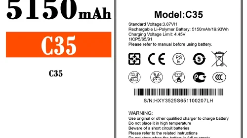 Batería para Oukitel C35