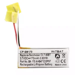 Batería de repuesto para auriculares Sennheiser CX 7.00BT,Sennheiser Momentum In-Ear estuche de carga