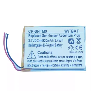 Batería de repuesto para auriculares Sennheiser ACCENTUM,ACCENTUM Plus