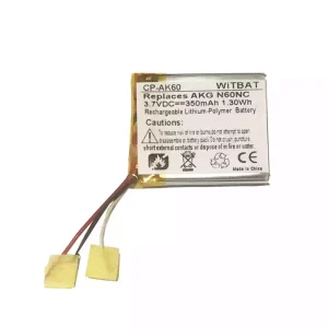 Batería de repuesto para auriculares AKG N60NC,AEC402933