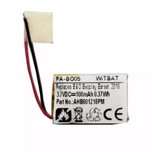 Batería de repuesto para auriculares B&O Beoplay Earset 2018,Jabra Talk 15 SE,AHB601218PM