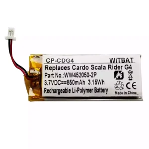 Batería de repuesto para auriculares BAT00004,BAT00002,WW452050-2P,WW452050PL-2PC