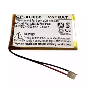 Batería de repuesto para auriculares Sony MDR-XB650BT,DR-BTN200,MDR-XB950BT,MDR-XB950B1,WH-XB700,MDR-ZX330BT,MDR-ZX550BN,MDR-RF985R