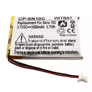 Batería de repuesto para auriculares Sena 803040,YP803040P