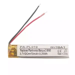 Batería de repuesto para auriculares Plantronics Marque 2 M165,M180 LSSP321036AB