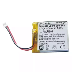 Batería de repuesto para auriculares Jabra Elite 85h,Jabra Elite 75t,Evolve2 85,PL661935V