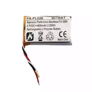 Batería de repuesto para auriculares Plantronics BackBeat FIT 3100 3200 TWS Earbuds Wireless Bluetooth Earphones estuche de carga