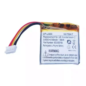 Batería de repuesto para altavoz Logitech UE Wonderboom 3,Wonderboom 2,SP944643