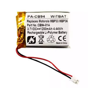 Batería de repuesto para altavoz Motorola Sonic Play 100,MBP33,MBP36,CB94-01A