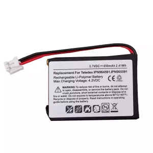 Batería para Teledex IPN964591,IPN965591,BATT-IPN