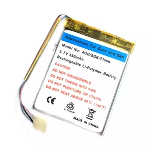 Batería para Microsoft Zune 2 4GB,Zune 2 8GB,X814398-001
