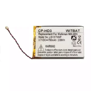 Batería para SONY LIS1317HNP,1-756-493-12