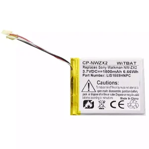 Batería para SONY NW-ZX2,LIS1559HNPC